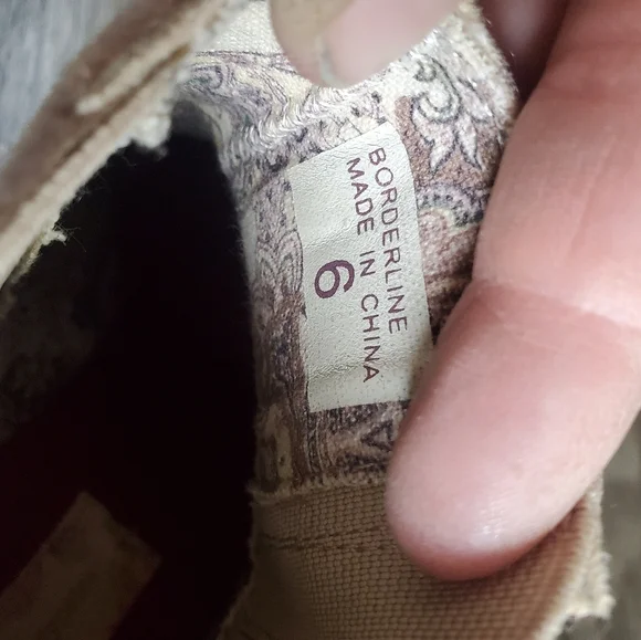 Band of gypsies borderline velvet short booties - Picture 8 of 9